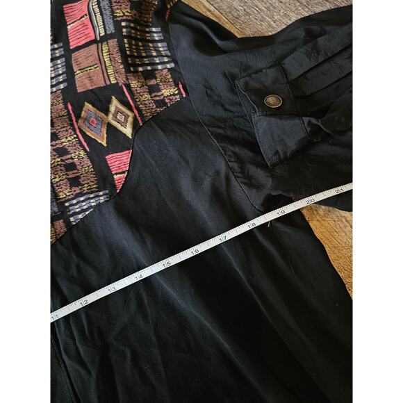 Desert west sherry holt western button down arrow head collar womens large vtg - Picture 6 of 9